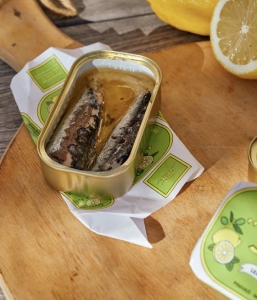 NURI – Sardinen in Olivenöl mit Zitrone