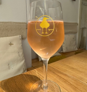 Weinglas – Möwe – Gold